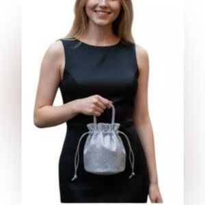 Victoria's Secret Silver Wristlet Bag